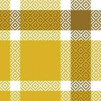 Scottish Tartan Pattern. Gingham Patterns Seamless Tartan Illustration Vector Set for Scarf, Blanket, Other Modern Spring Summer Autumn Winter Holiday Fabric Print.