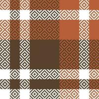 Plaids Pattern Seamless. Classic Scottish Tartan Design. Traditional Scottish Woven Fabric. Lumberjack Shirt Flannel Textile. Pattern Tile Swatch Included. vector