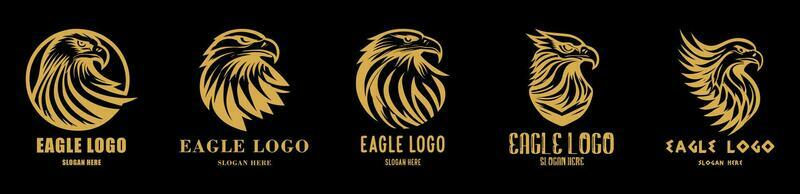 Gold Eagle Logo Vector Art, Icons, and Graphics for Free Download