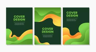 abstract cover design collection vector