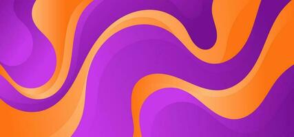 Abstract purple and orange wave, texture pattern background vector