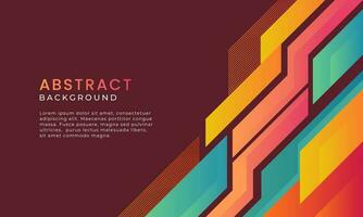 Colorful geometric modern background vector