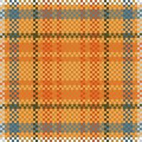 Tartan Plaid Vector Seamless Pattern. Abstract Check Plaid Pattern. Traditional Scottish Woven Fabric. Lumberjack Shirt Flannel Textile. Pattern Tile Swatch Included.