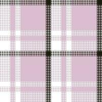 Plaid Pattern Seamless. Traditional Scottish Checkered Background. Traditional Scottish Woven Fabric. Lumberjack Shirt Flannel Textile. Pattern Tile Swatch Included. vector