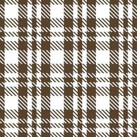 Plaids Pattern Seamless. Classic Scottish Tartan Design. Traditional Scottish Woven Fabric. Lumberjack Shirt Flannel Textile. Pattern Tile Swatch Included. vector