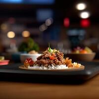 stock photo of Bulgogi Cinematic Editorial food photography