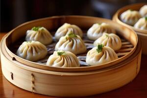 xiaolongbaoare a kind of baozi chinese steamed bun photography photo