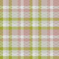 Plaid Pattern Seamless. Classic Scottish Tartan Design. Traditional Scottish Woven Fabric. Lumberjack Shirt Flannel Textile. Pattern Tile Swatch Included. vector