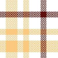 Tartan Plaid Pattern Seamless. Classic Scottish Tartan Design. Traditional Scottish Woven Fabric. Lumberjack Shirt Flannel Textile. Pattern Tile Swatch Included. vector