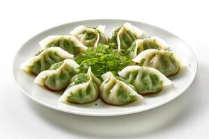 mandu or mandoo are dumplings in korean cuisine photography photo