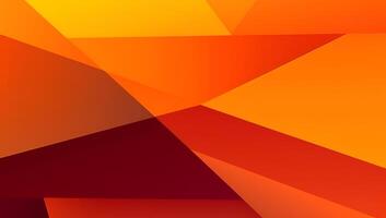 abstract orange background with simple lines.colorful orange design. bright and modern with shadow. AI generated photo