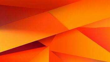 abstract orange background with simple lines.colorful orange design. bright and modern with shadow. AI generated photo