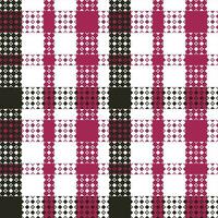 Tartan Plaid Vector Seamless Pattern. Checkerboard Pattern. for Scarf, Dress, Skirt, Other Modern Spring Autumn Winter Fashion Textile Design.