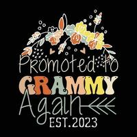 Promoted to Grammy Again Est.2023 vector