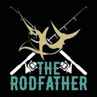 the rodfather           tshirt designs vector