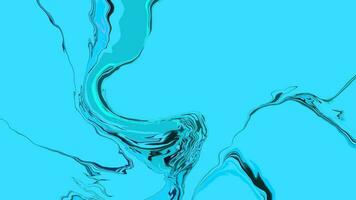 Water splashing background. Abstract painting mix stains. Blue liquid paint that flows. vector