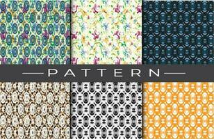 Free vector seamless geometric pattern background design.