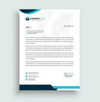 Free vector modern letterhead template design.