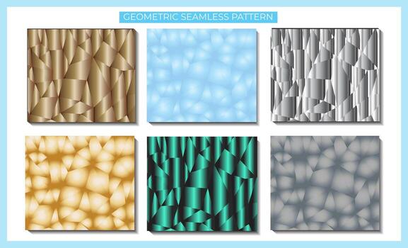 Vector abstract seamless geometric pattern  background.