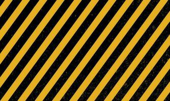 Vector grunge texture warning frame yellow and black diagonal stripes.