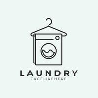 Laundry logo , Washing Machine, Laundry Washer, vector illustration