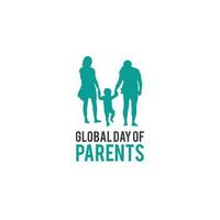 honrando el pilares de amar, global día de padres vector