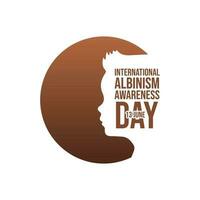 International Albinism Awareness Day vector