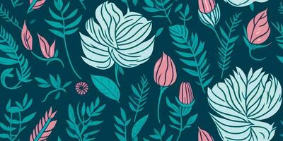 Spring Flora. Fresh and Invigorating Patterns for Design Projects vector