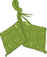 Illustration of Ketupat Lebaran vector