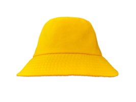giallo secchio cappello isolato png trasparente