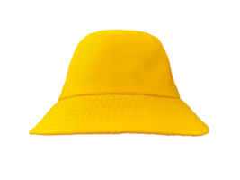 amarelo balde chapéu isolado png transparente