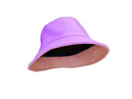 purple bucket hat isolated PNG transparent