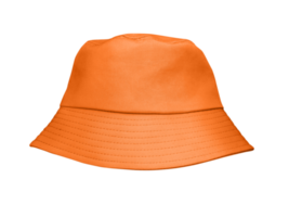 Orange Eimer Hut isoliert png transparent