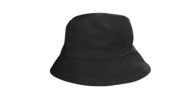 Preto balde chapéu png transparente