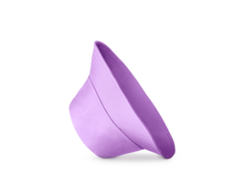 purple bucket hat isolated PNG transparent