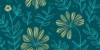 Tropicana Dreams, Exploring the Captivating Marigold Motifs in Patterns vector