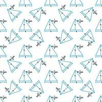A 1 2bh vector Area of a Triangle concept creative seamless pattern