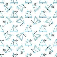 A 1 2bh vector Area of a Triangle concept creative seamless pattern