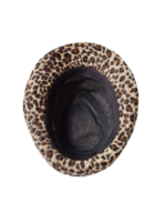 Tiger pattern faux fur hat PNG transparent