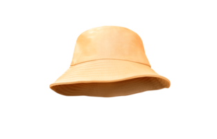 brown bucket hat PNG transparent