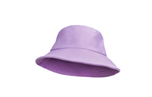 púrpura Cubeta sombrero aislado png transparente