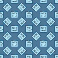Web Browser with Math site vector Mathematics colored seamless pattern