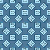 Web Browser with Math site vector Mathematics colored seamless pattern