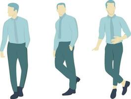 Man collection vector illustration