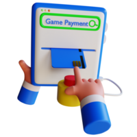 3d icon Game Payment png