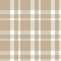 Plaid Patterns Seamless. Classic Scottish Tartan Design. Template for Design Ornament. Seamless Fabric Texture. vector