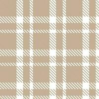 Plaid Patterns Seamless. Classic Scottish Tartan Design. Template for Design Ornament. Seamless Fabric Texture. vector