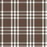 Tartan Plaid Vector Seamless Pattern. Classic Plaid Tartan. Traditional Scottish Woven Fabric. Lumberjack Shirt Flannel Textile. Pattern Tile Swatch Included.