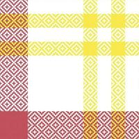 Plaids Pattern Seamless. Checkerboard Pattern Traditional Scottish Woven Fabric. Lumberjack Shirt Flannel Textile. Pattern Tile Swatch Included. vector