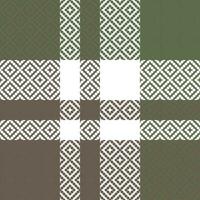 Scottish Tartan Pattern. Classic Plaid Tartan Traditional Scottish Woven Fabric. Lumberjack Shirt Flannel Textile. Pattern Tile Swatch Included. vector